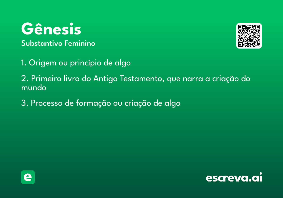gênesis