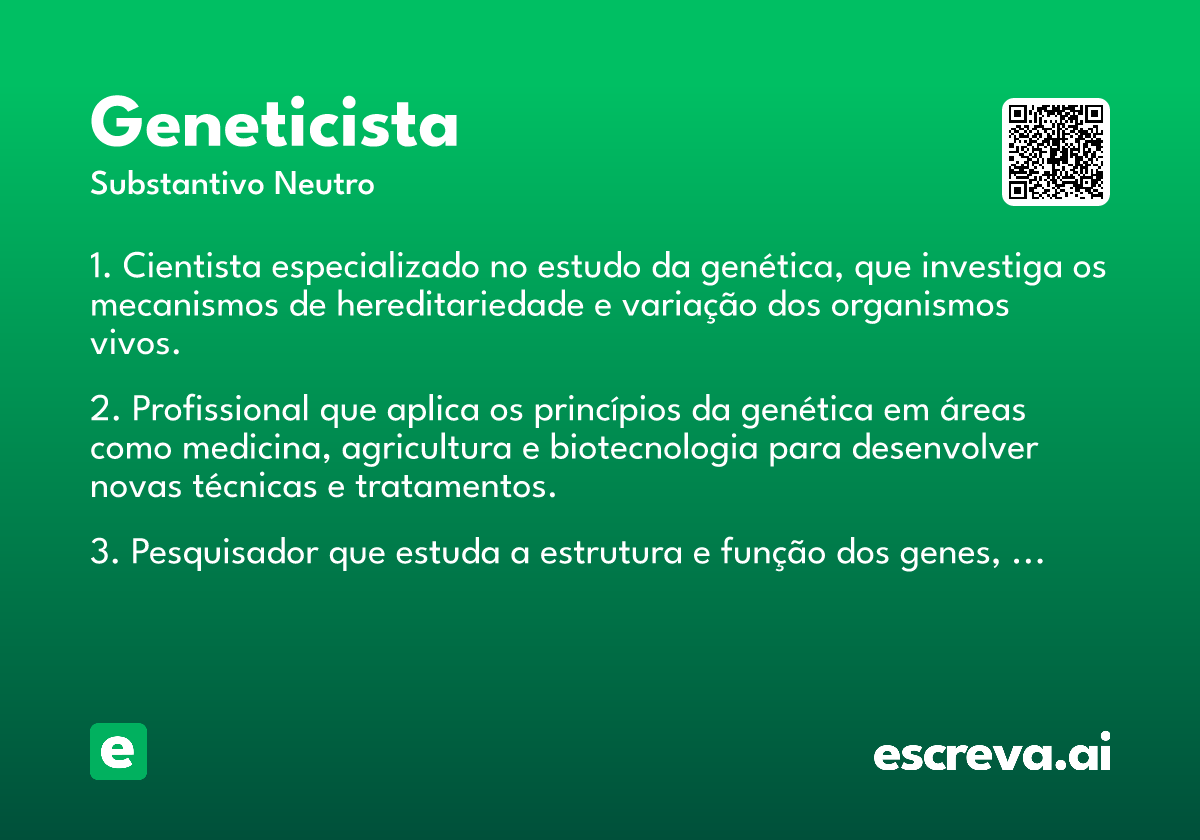 geneticista