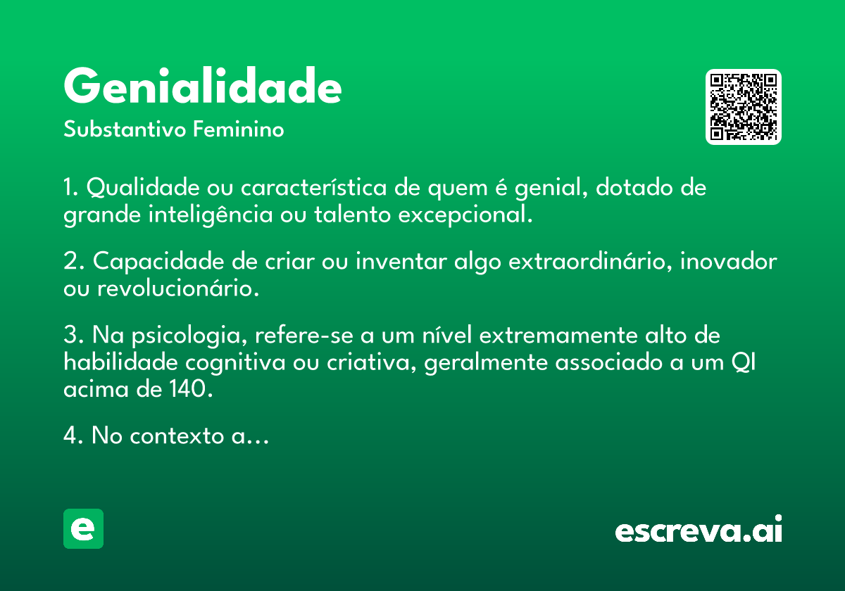 genialidade