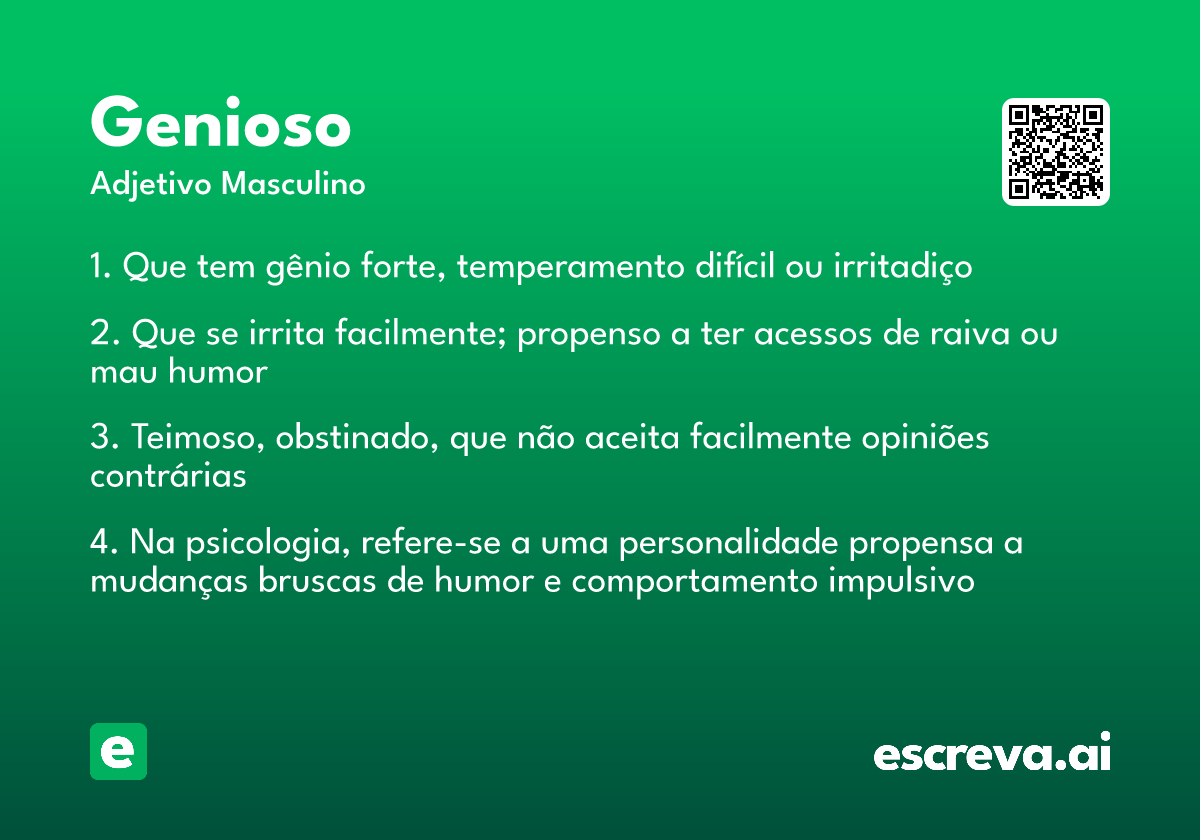 genioso