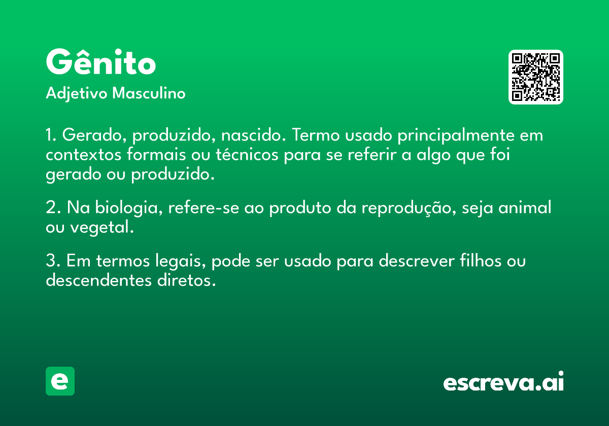gênito