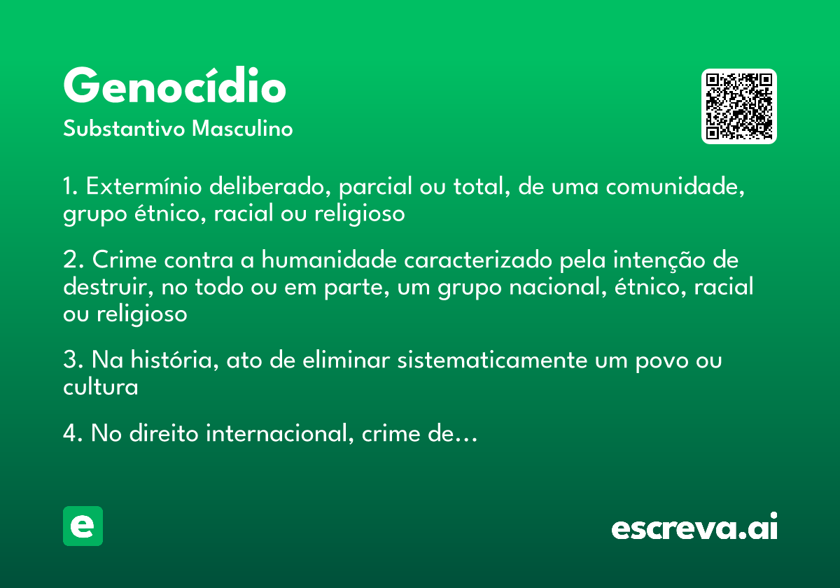 genocídio