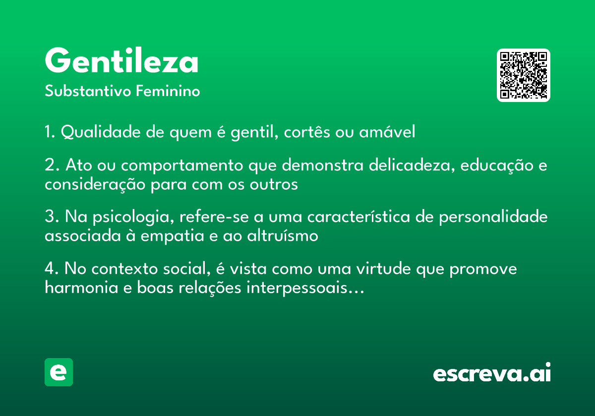 gentileza