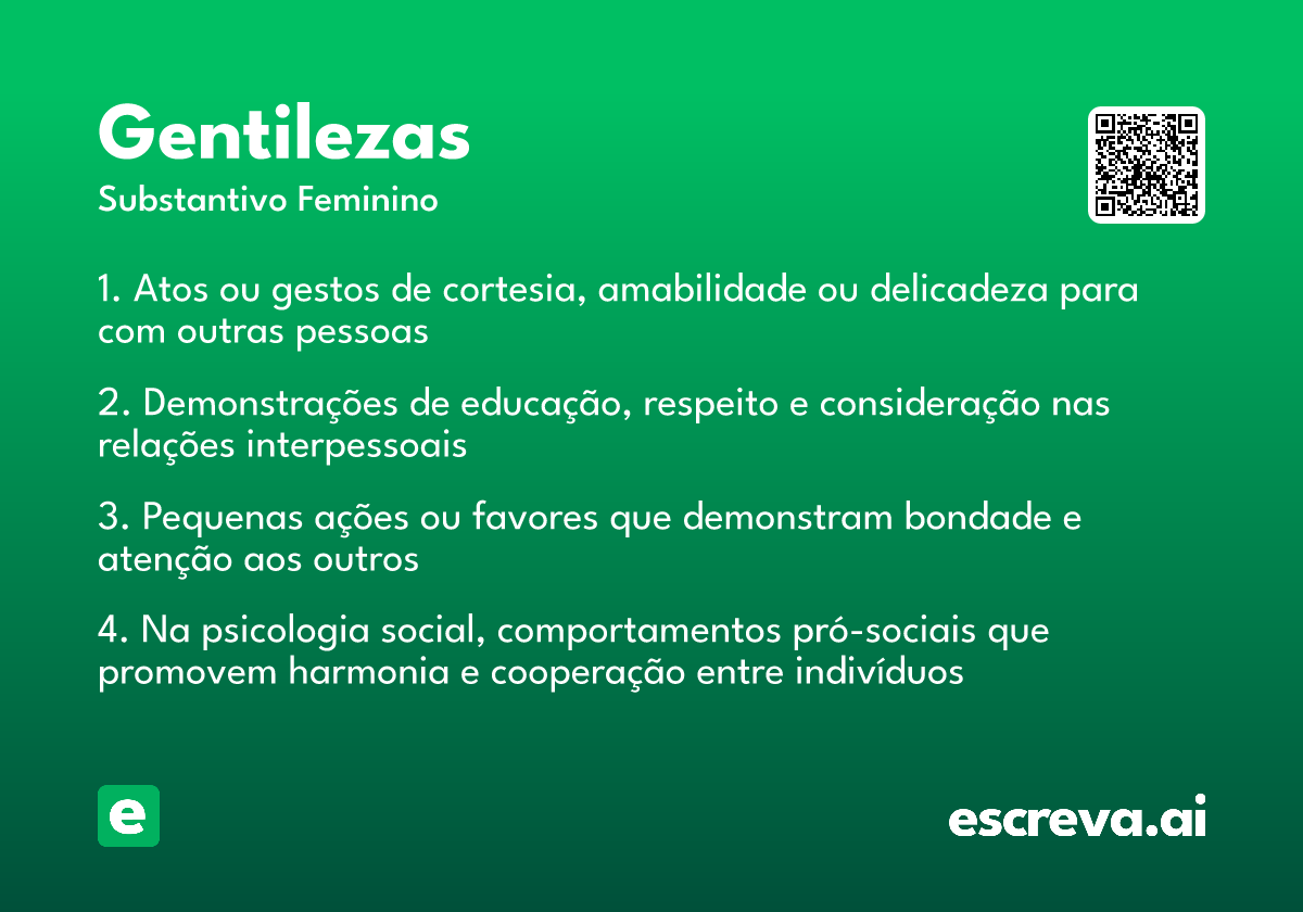 gentilezas