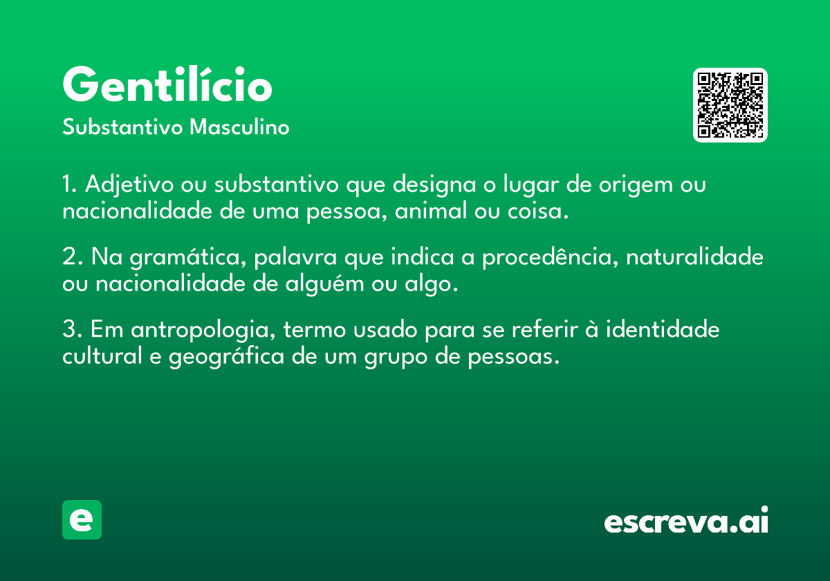 gentilício
