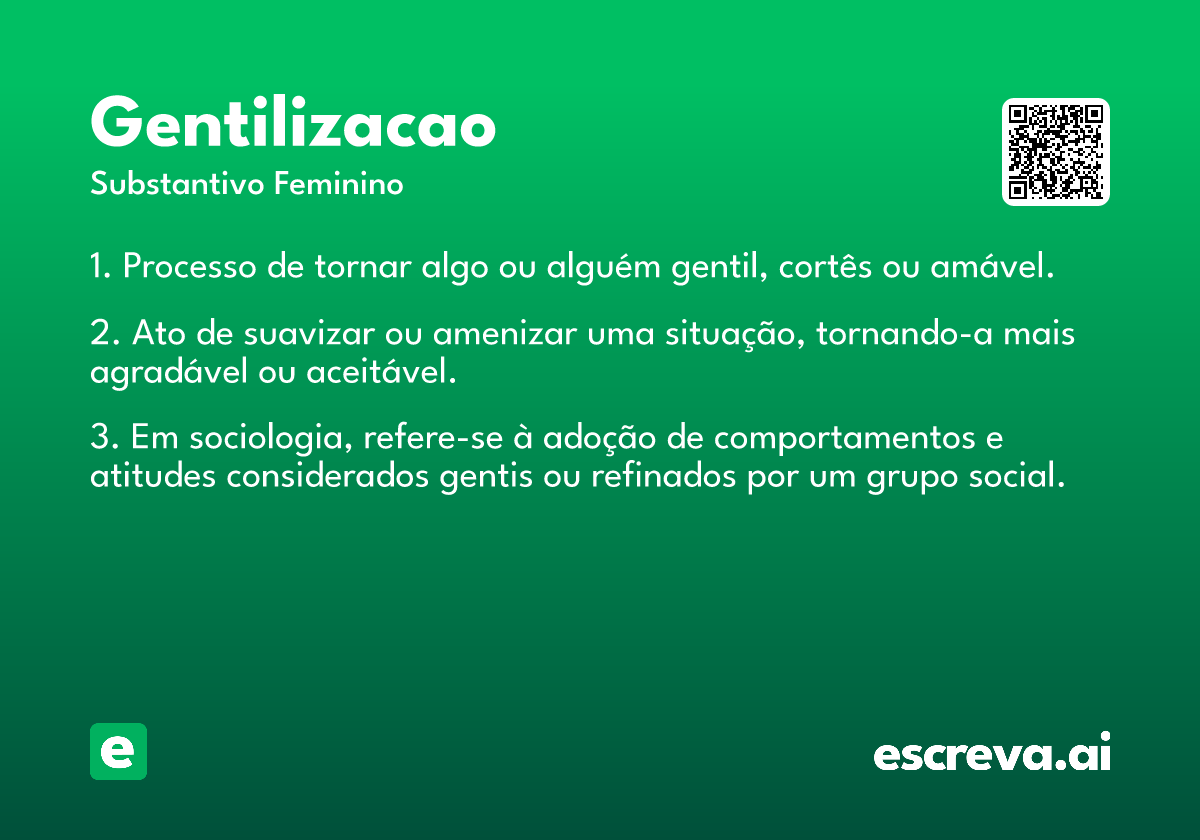 gentilizacao