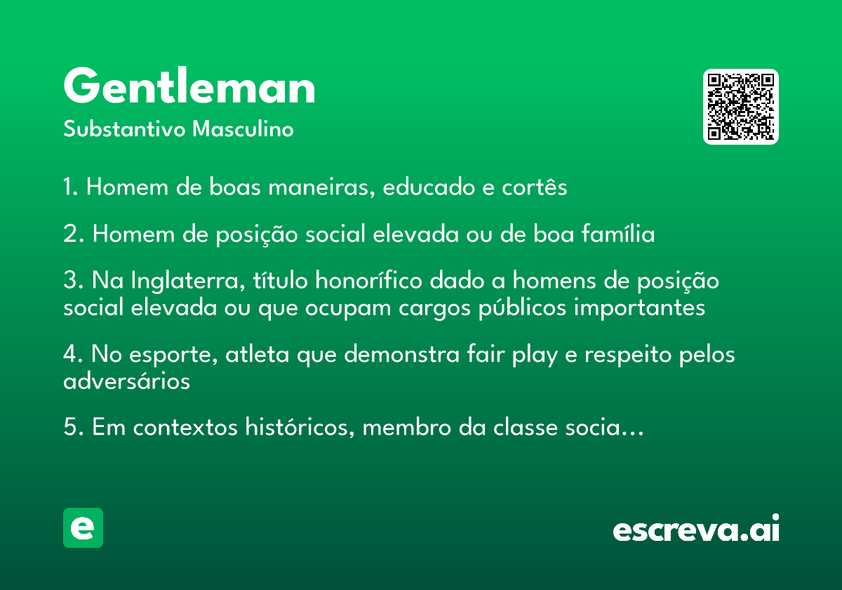 gentleman