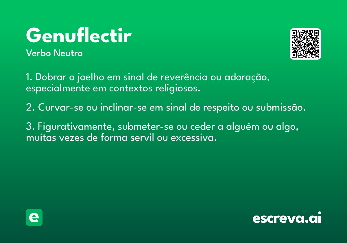 genuflectir