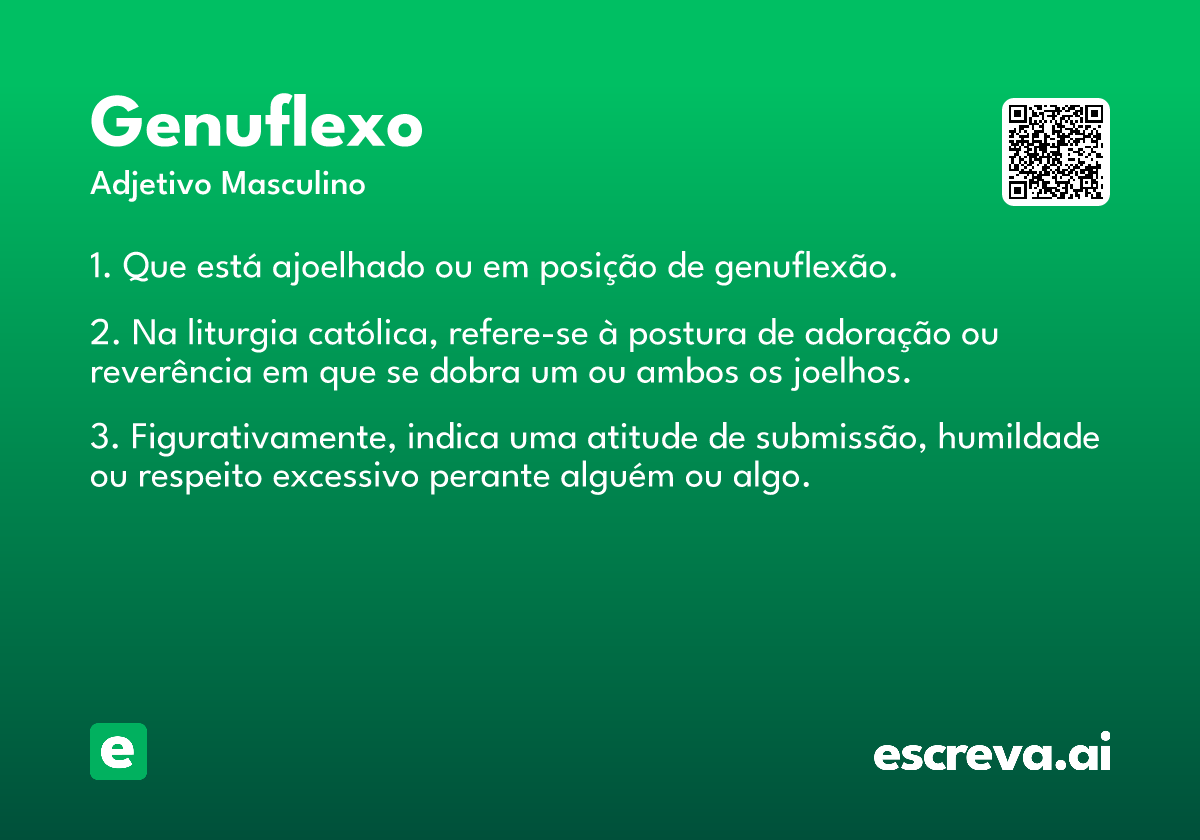 genuflexo