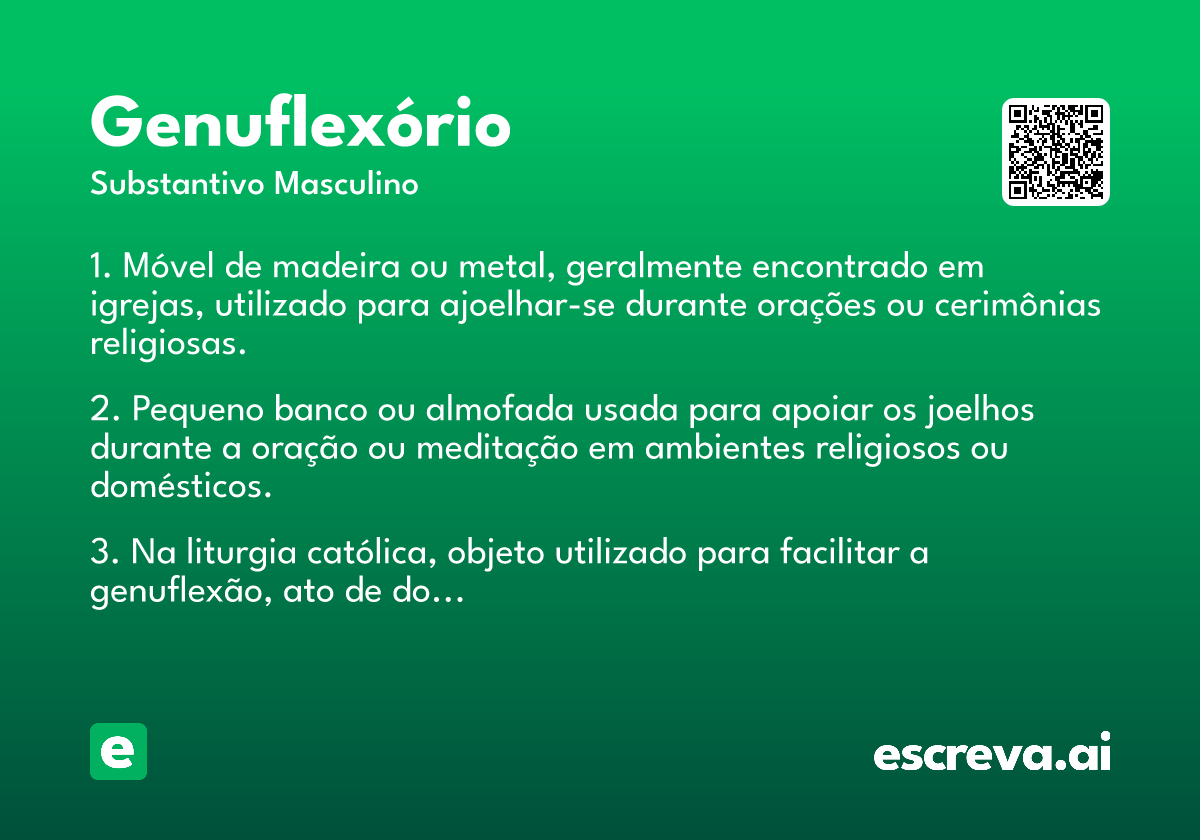 genuflexório