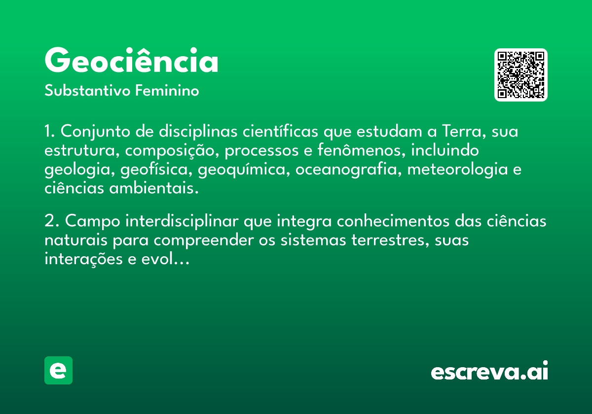 geociência