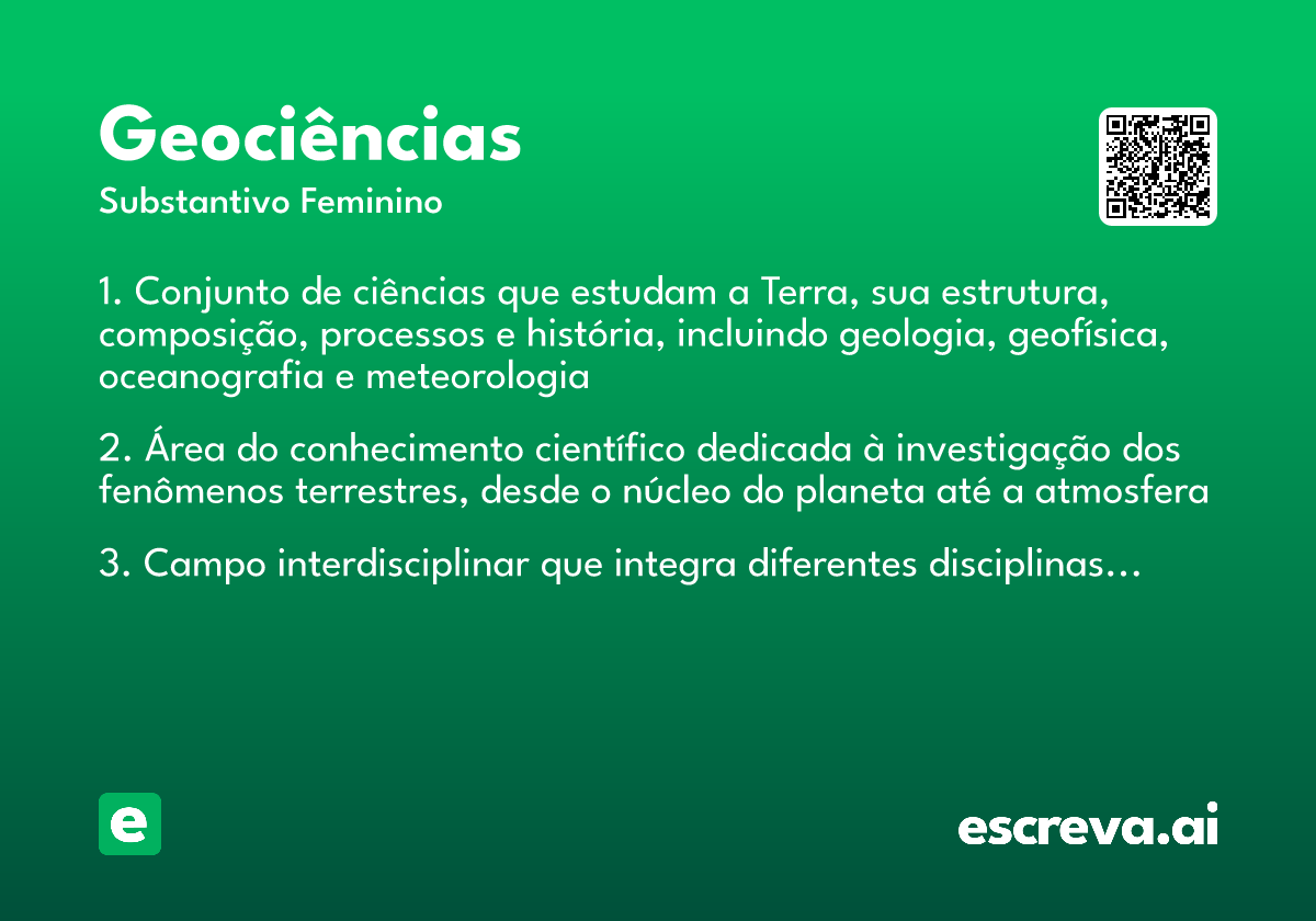 geociências