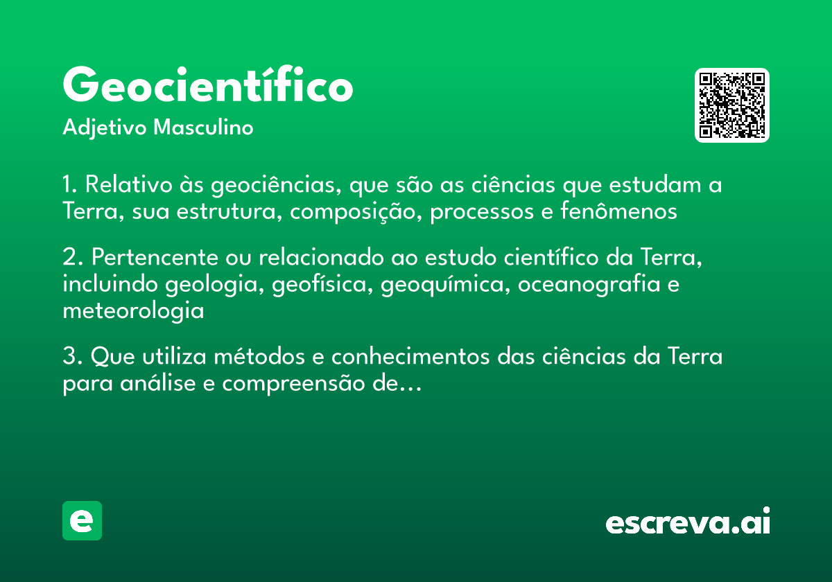 geocientífico