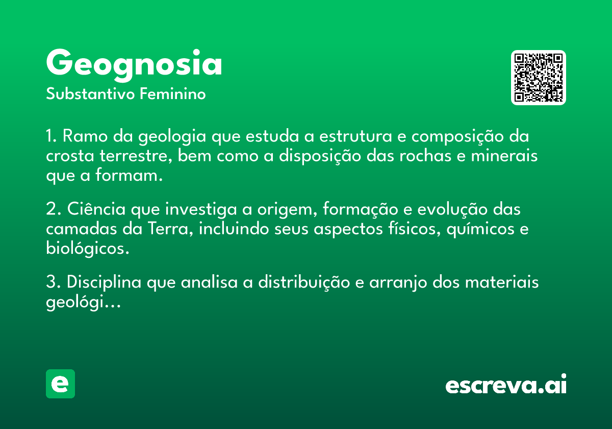 geognosia