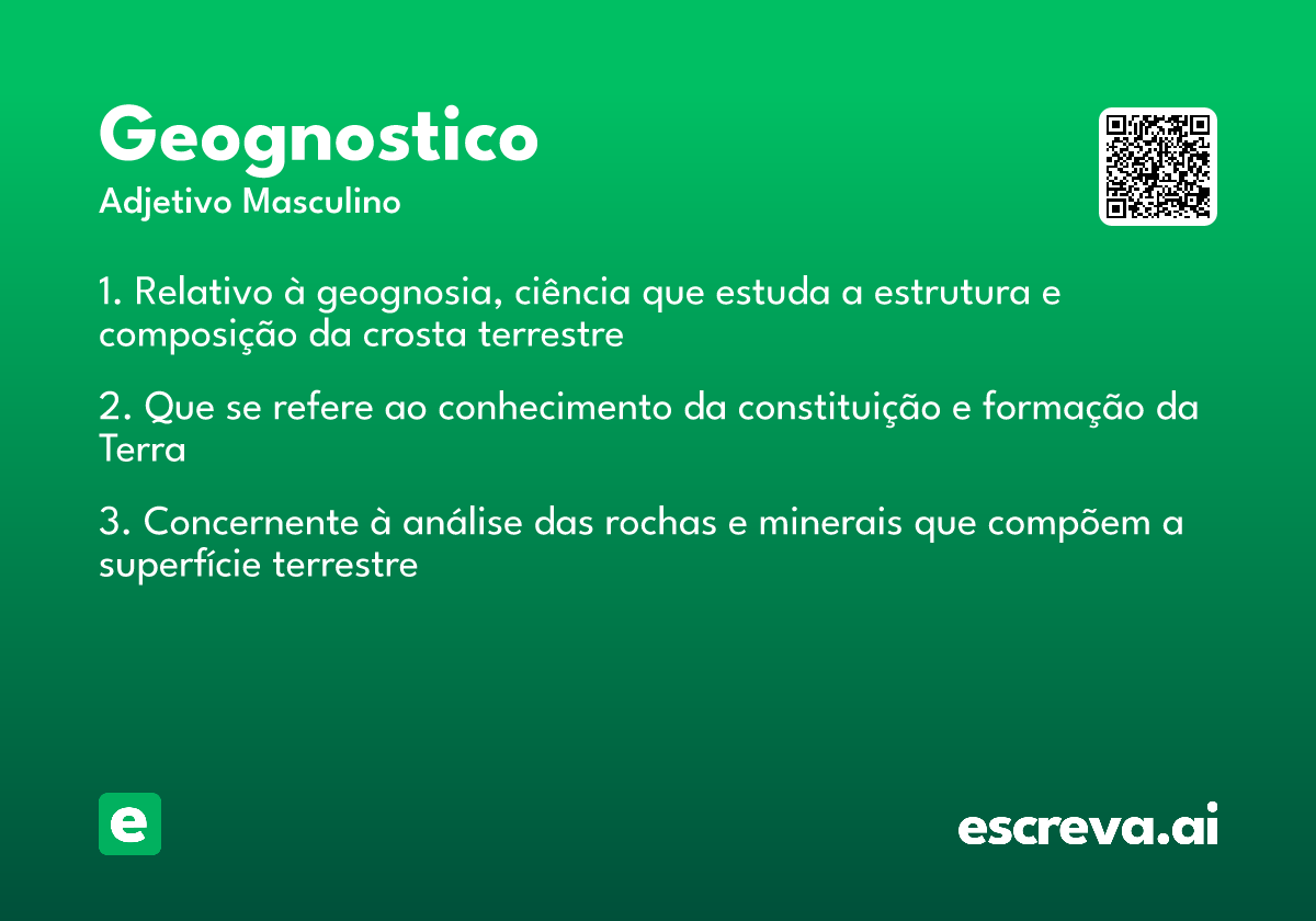 geognostico