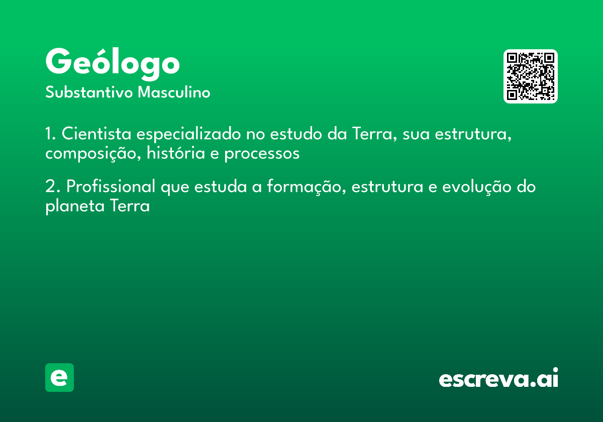 geólogo