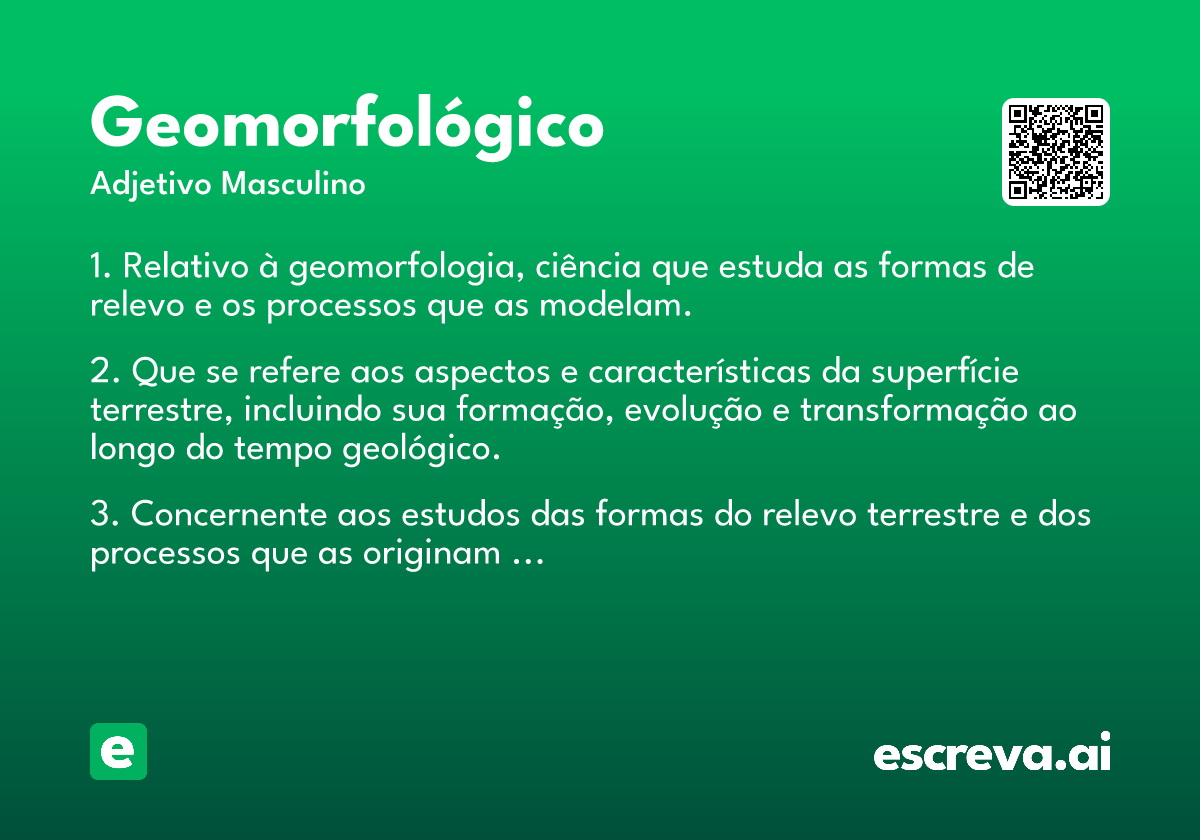 geomorfológico