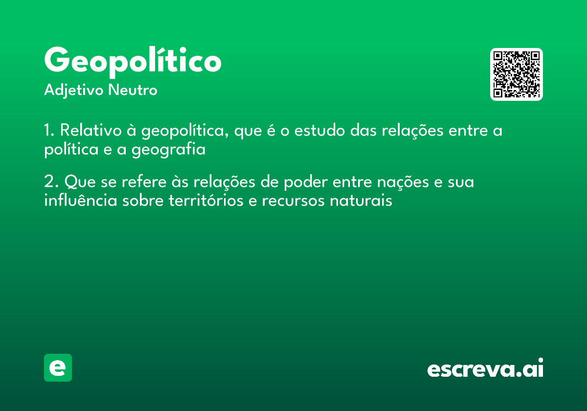 geopolítico