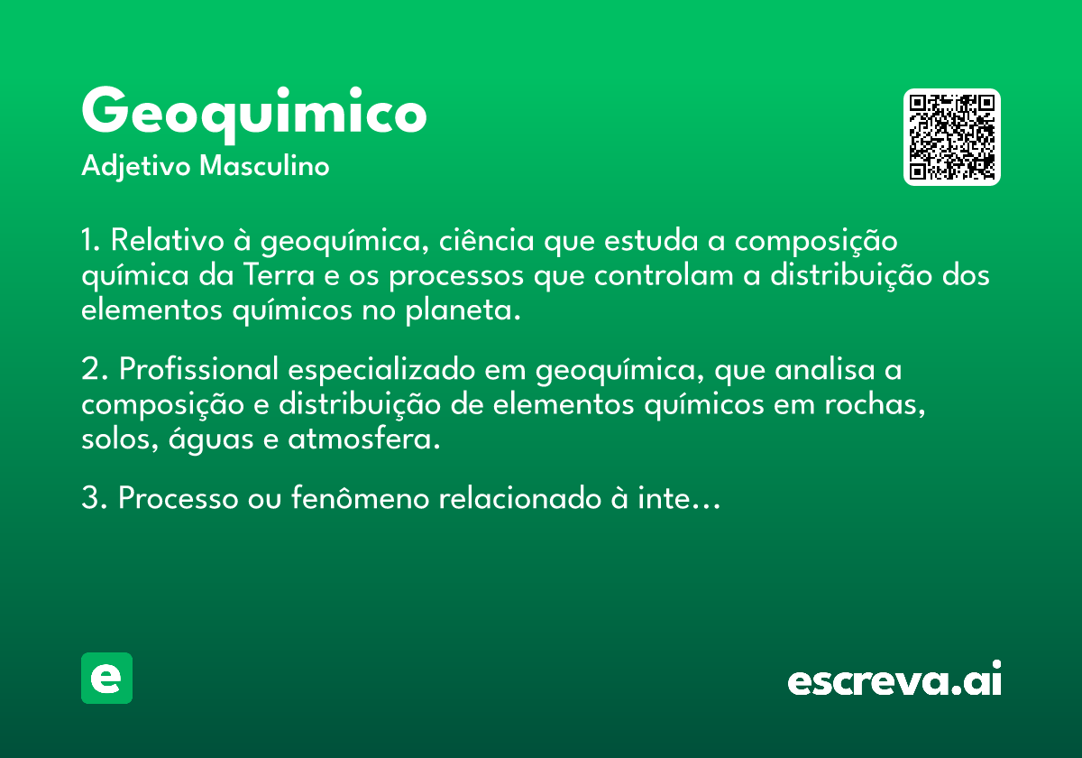 geoquimico