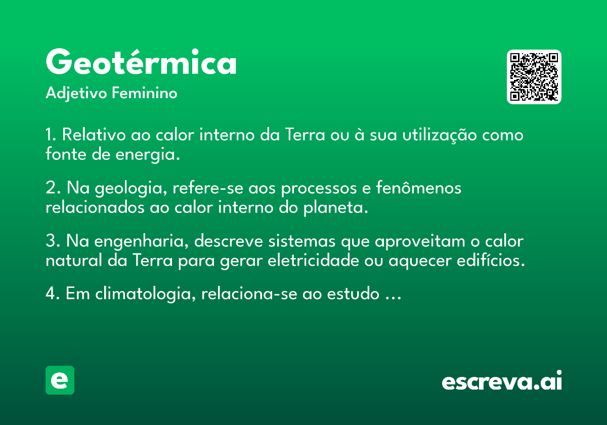 geotérmica