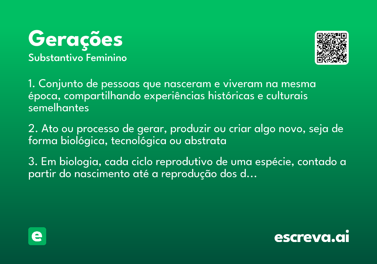 gerações