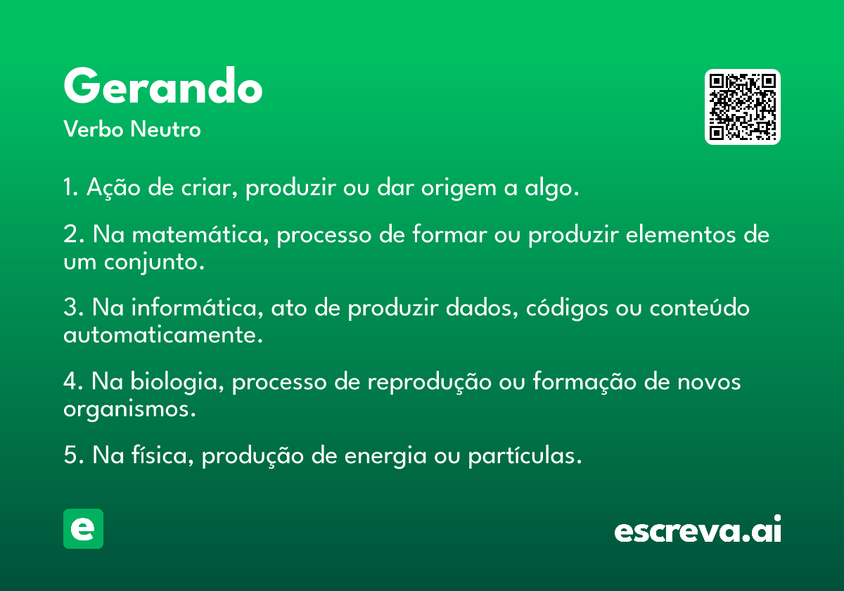 gerando