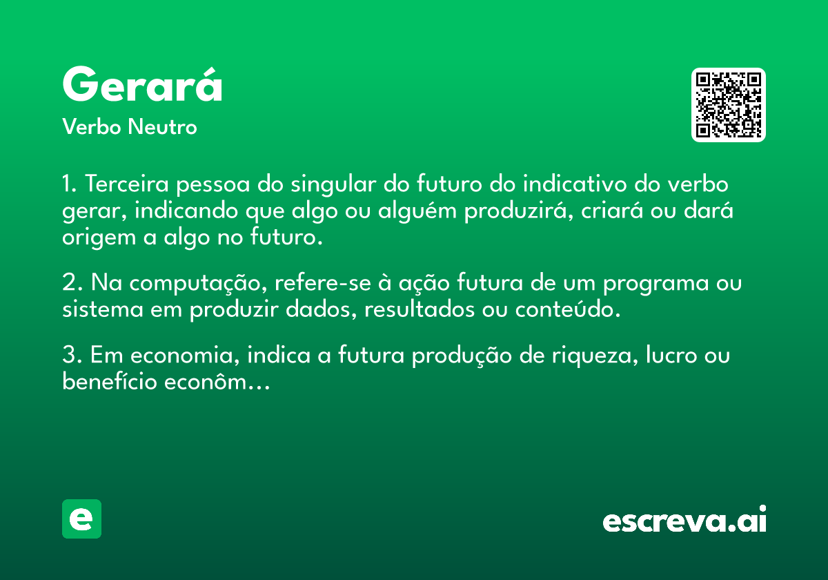 gerará