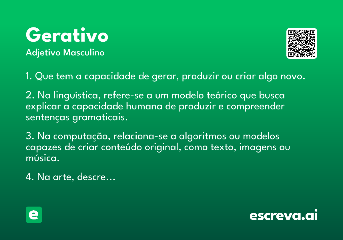 gerativo