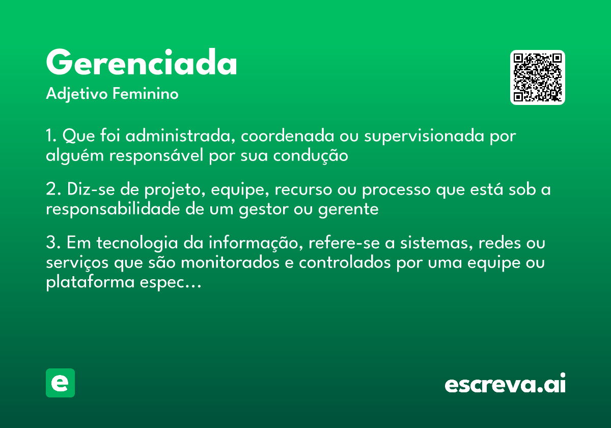 gerenciada