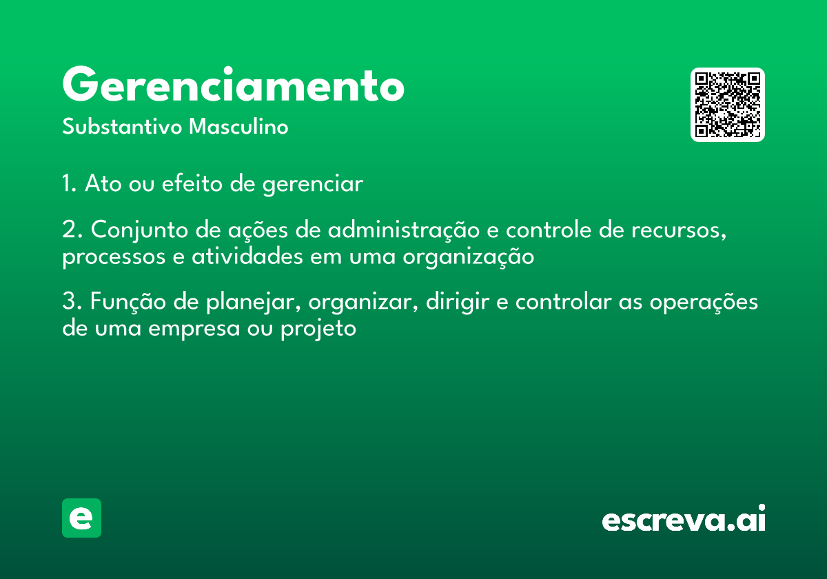 gerenciamento