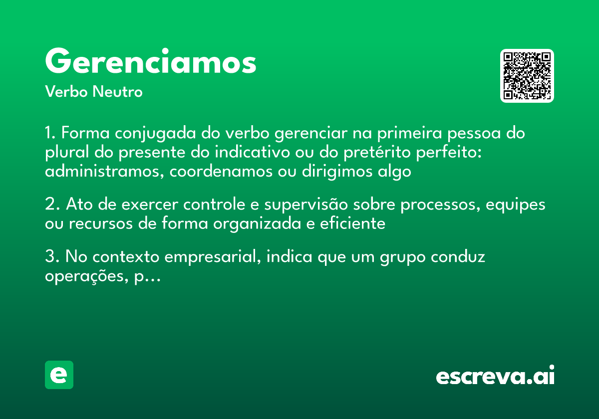 gerenciamos