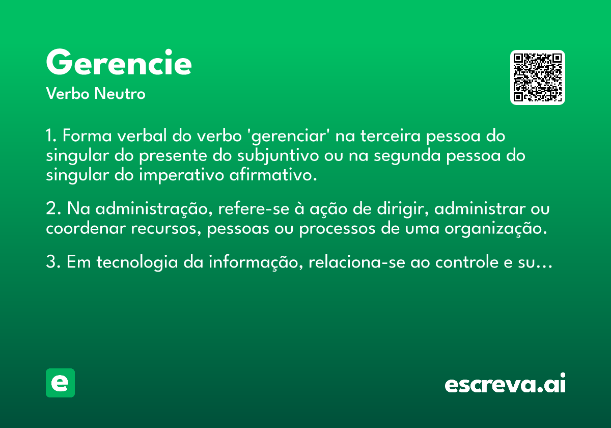 gerencie