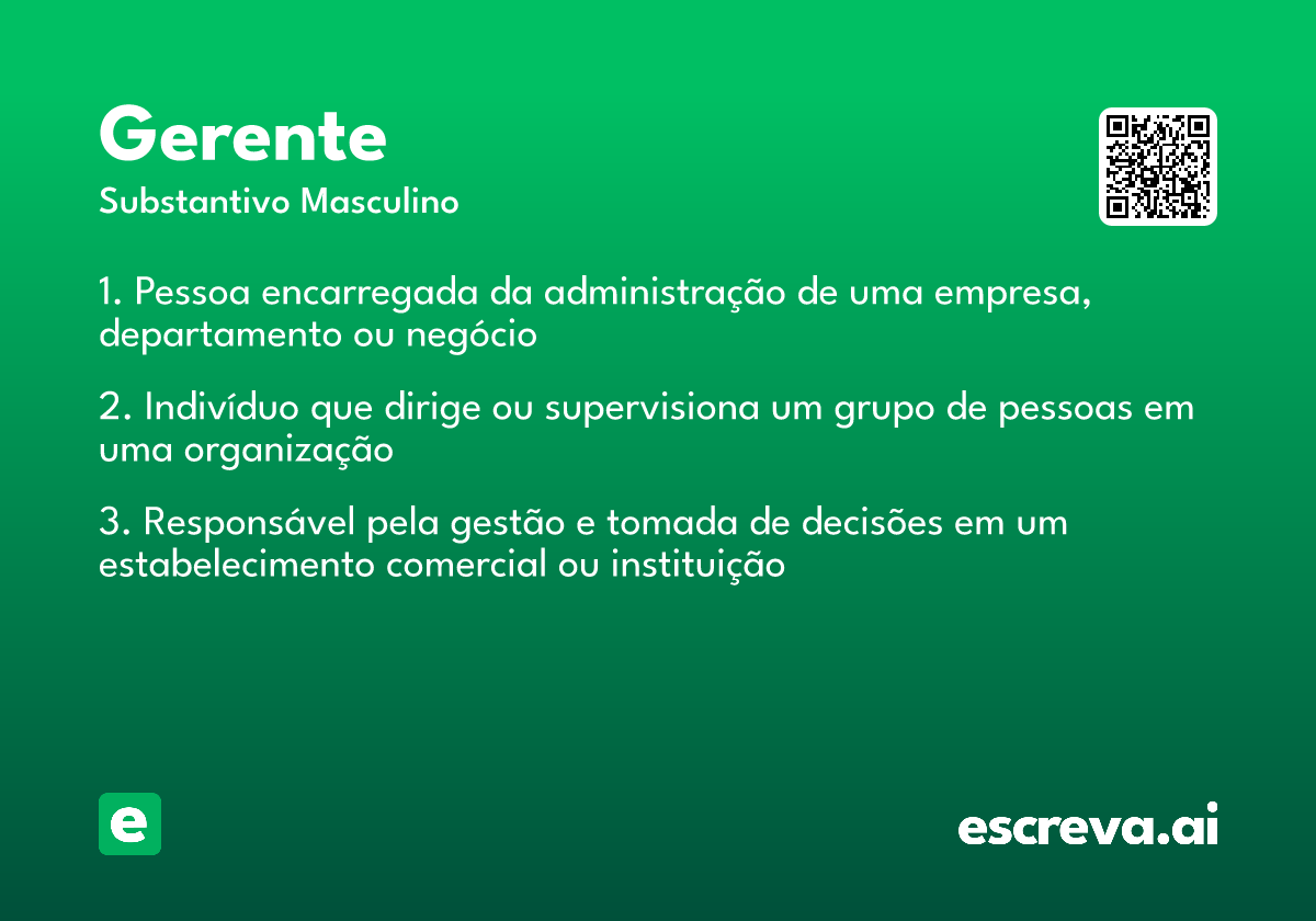 gerente