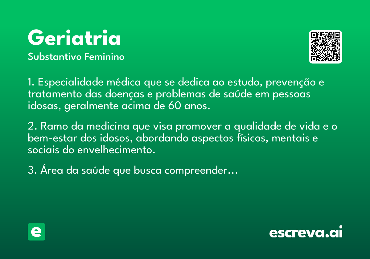 geriatria