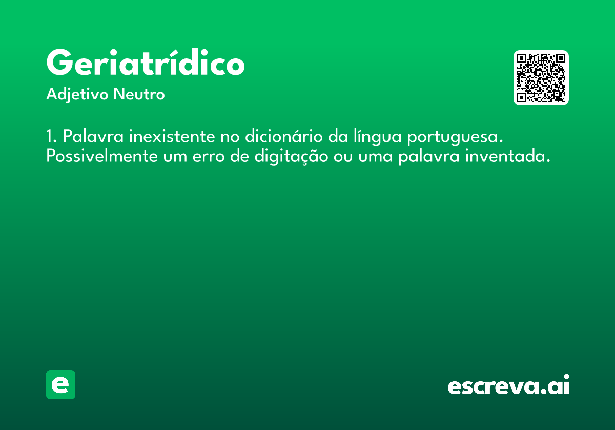 geriatrídico