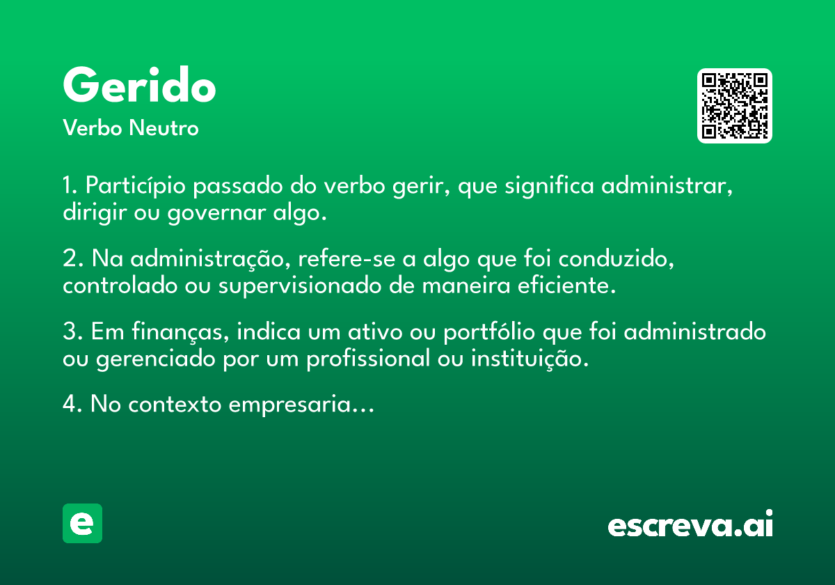 gerido
