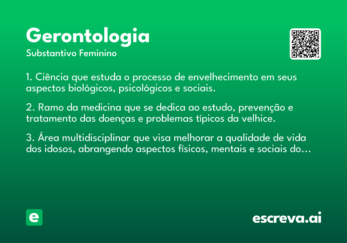 gerontologia
