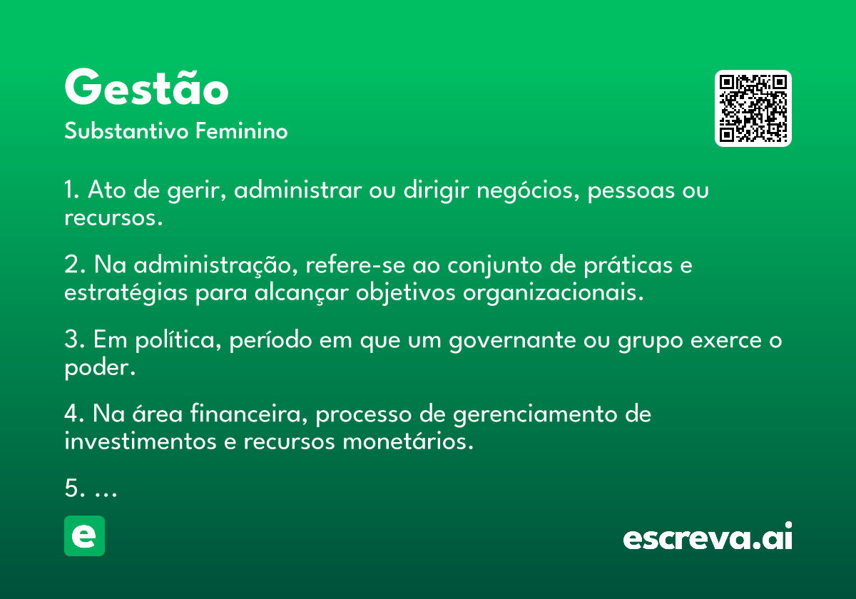 gestão