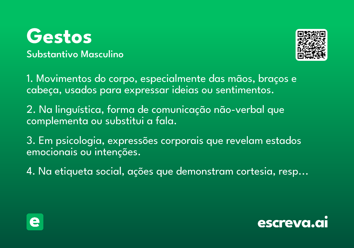 gestos
