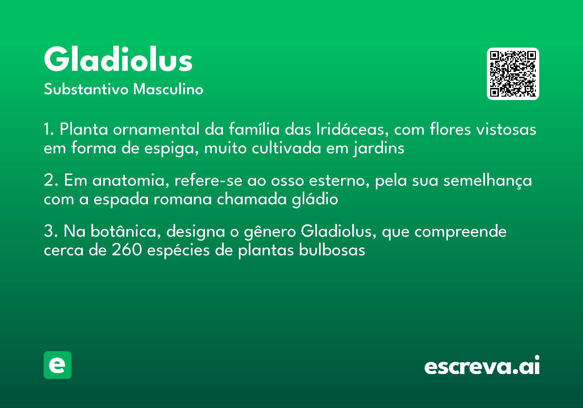 gladiolus