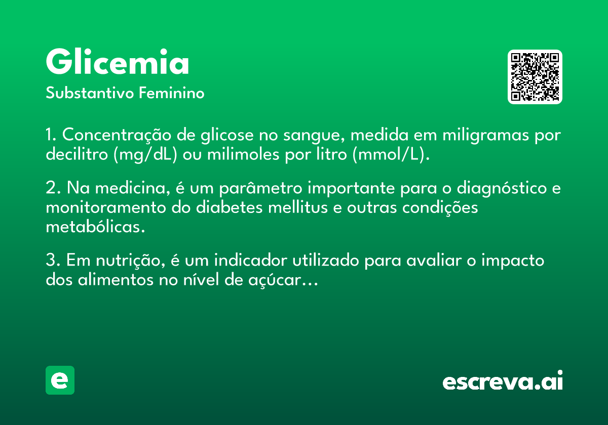 glicemia