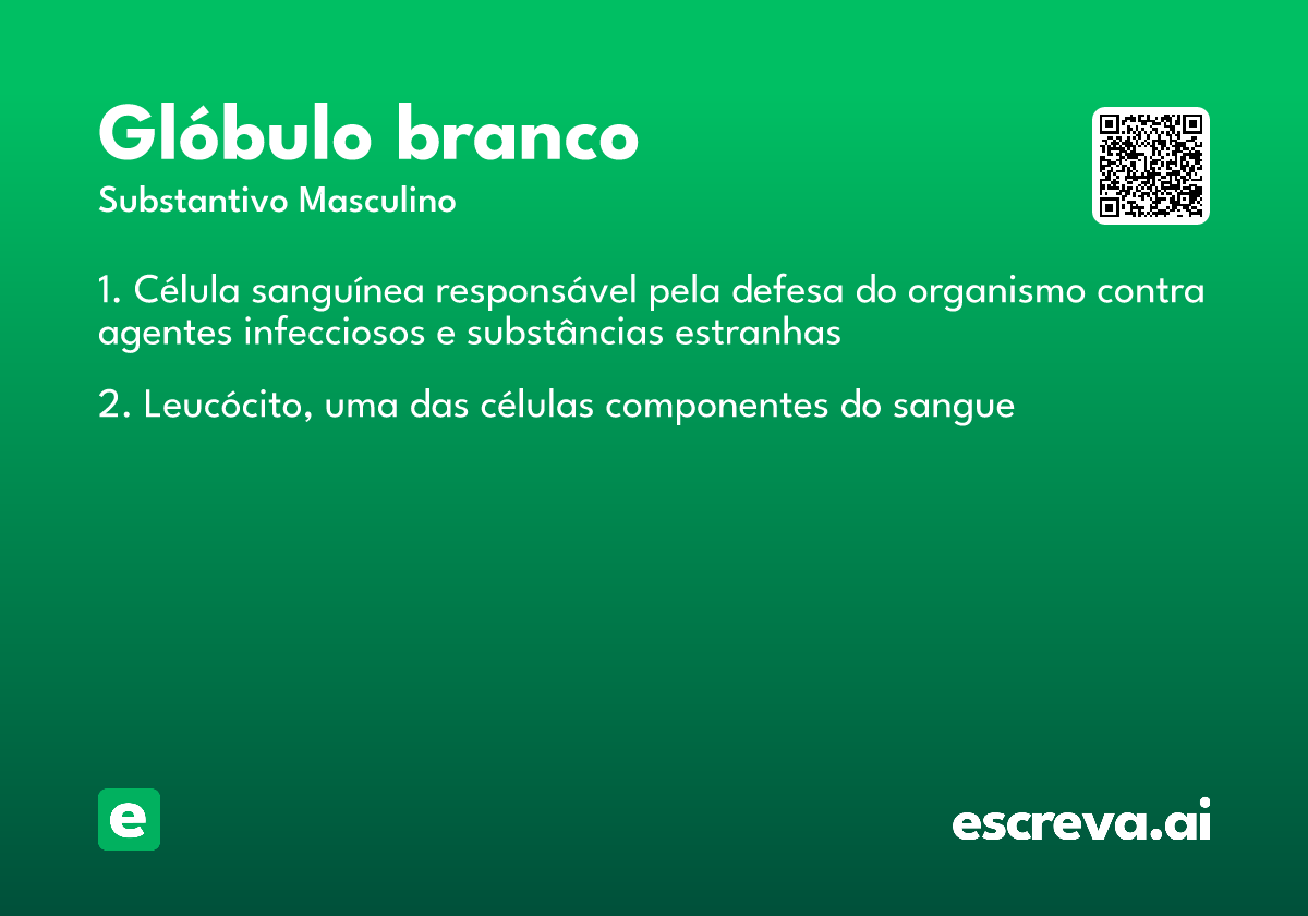 glóbulo branco