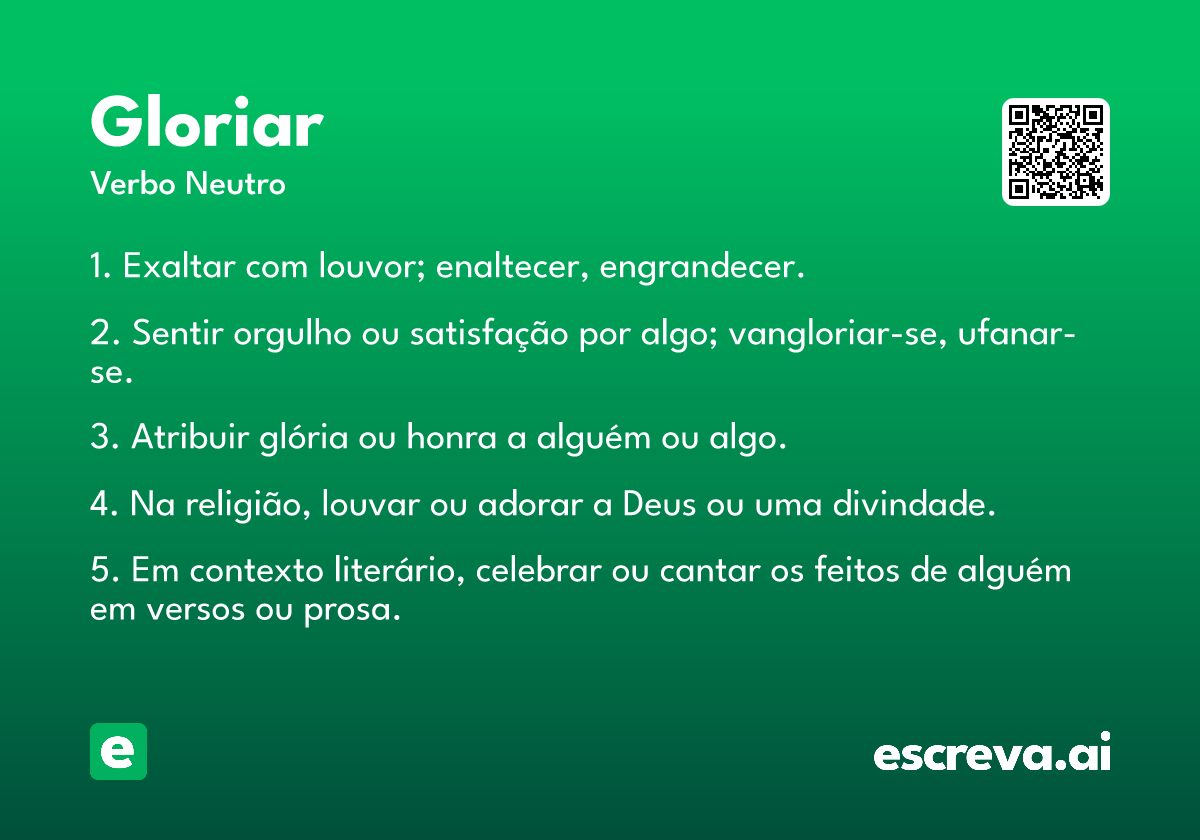 gloriar