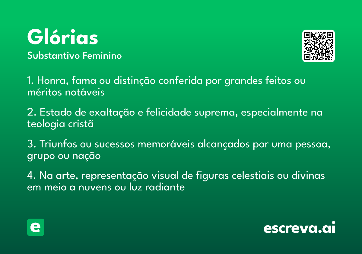 glórias