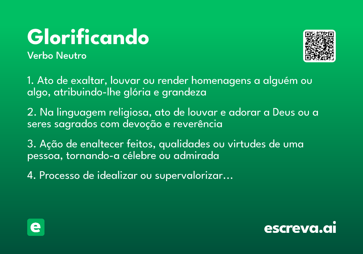 glorificando
