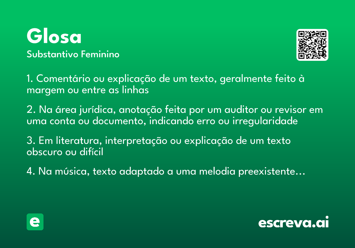 glosa