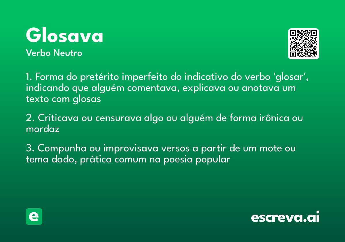 glosava