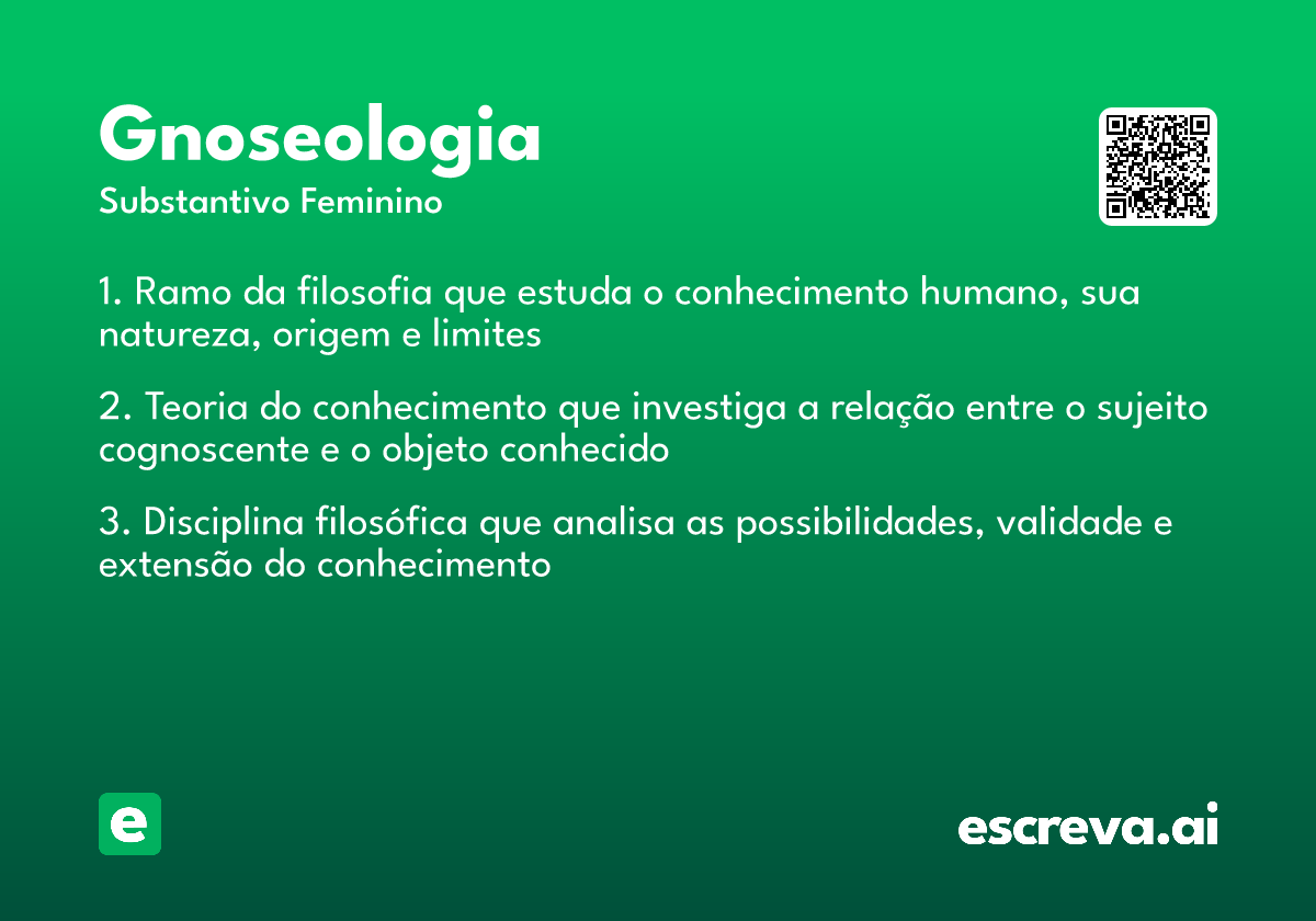 gnoseologia