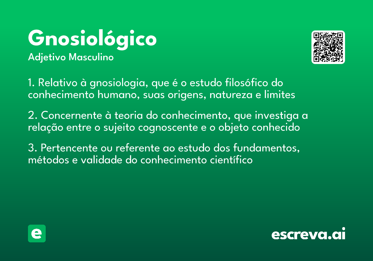 gnosiológico