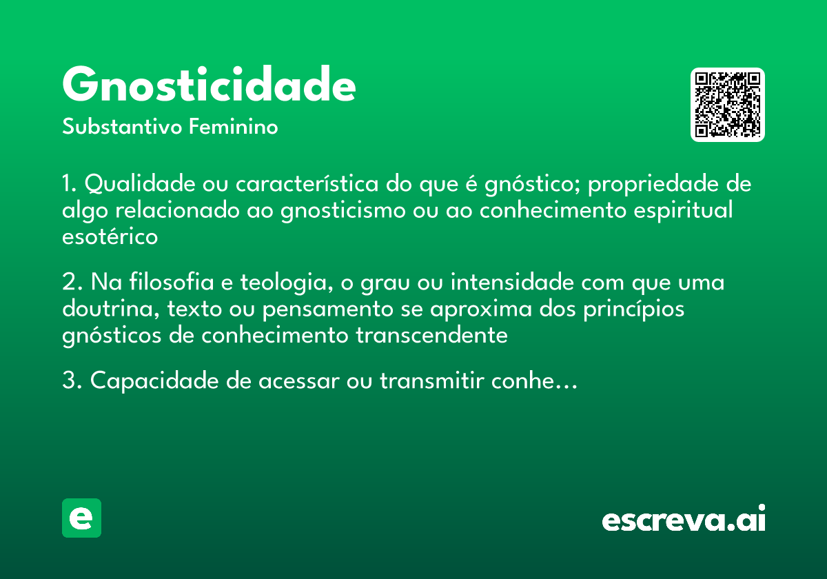 gnosticidade